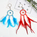 Jewelry WholesaleWholesale Iron Ring Feather Beads Silk Thread Dreamcatcher Keychain MOQ≥2 JDC-KC-JunX002 Keychains 俊贤 %variant_option1% %variant_option2% %variant_option3%  Factory Price JoyasDeChina Joyas De China