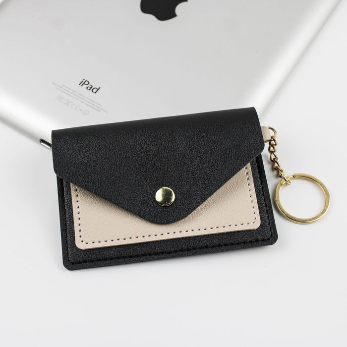 Wholesale PU Leather Candy Color Wallet Keychain MOQ≥3 JDC-KC-XXZN001