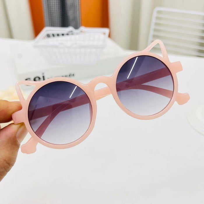 Wholesale Round Frame UV Protection Colorful Jelly Frame Sunshade Sunglasses MOQ≥2 JDC-SG-ShuaiR003