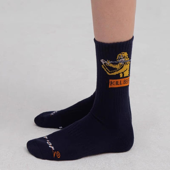 Wholesale Socks Mid Tube Cotton (F) JDC-SK-MaiM001