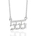 Jewelry WholesaleWholesale stainless steel gold-plated digital Necklace angel JDC-NE-MJ005 Necklaces 萌葭 %variant_option1% %variant_option2% %variant_option3%  Factory Price JoyasDeChina Joyas De China