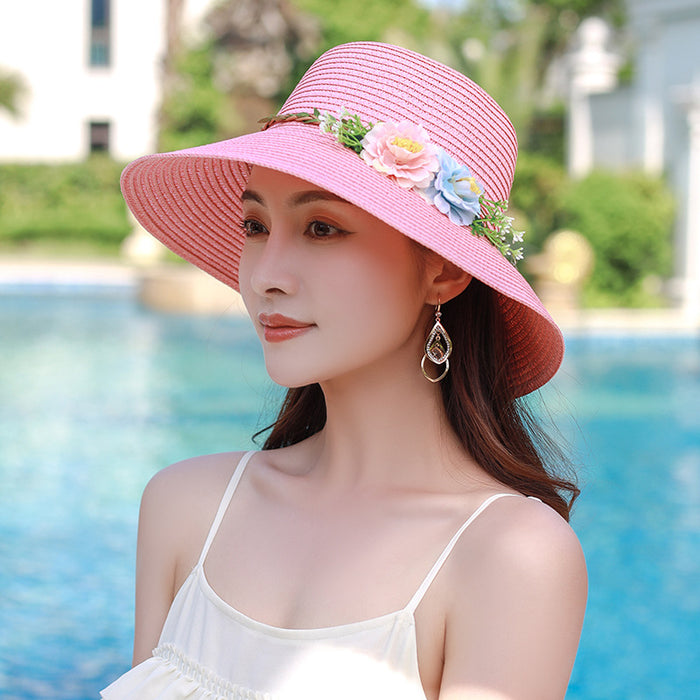 Jewelry WholesaleWholesale Beach Sunshade Parent-Child Straw Hat MOQ≥2 JDC-FH-CGuan001 Fashionhat 诚冠 %variant_option1% %variant_option2% %variant_option3%  Factory Price JoyasDeChina Joyas De China