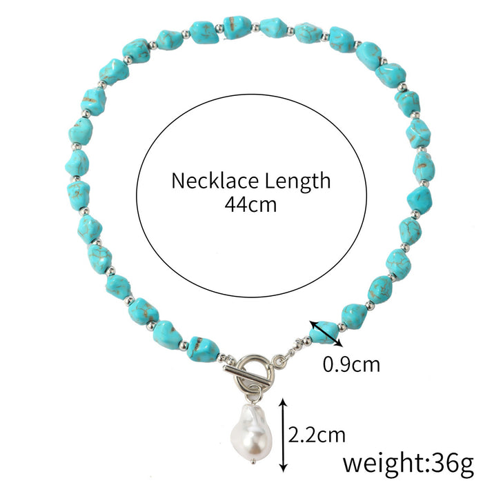 Jewelry WholesaleWholesale Turquoise Pendant Beaded Boho Ethnic Necklace Earrings Bracelet Set JDC-NE-GSJY010  嘉溢 %variant_option1% %variant_option2% %variant_option3%  Factory Price JoyasDeChina Joyas De China