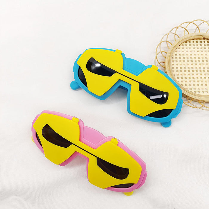 Jewelry WholesaleWholesale Cartoon Resin Soft Silicone Kids Sunglasses JDC-SG-JingM004 Sunglasses 镜美 %variant_option1% %variant_option2% %variant_option3%  Factory Price JoyasDeChina Joyas De China