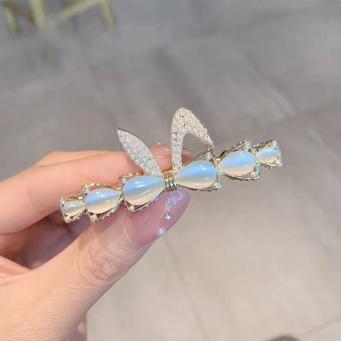 Wholesale Hair Clips Rabbit Ears Opal Metal JDC-HC-KeZi012