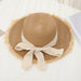 Jewelry WholesaleWholesale Summer Ladies Sunscreen Straw Hat Bow Holiday Beach Hat JDC-FH-GuoD003 Fashionhat 国冬 %variant_option1% %variant_option2% %variant_option3%  Factory Price JoyasDeChina Joyas De China