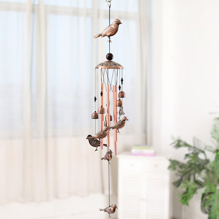 Wholesale Metal Butterfly Turtle Owl Bells Iron Wind Chimes MOQ≥4 JDC-DC-XShi001