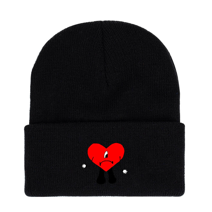 Wholesale Hat Acrylic Print Simple Knit Cap (F) JDC-FH-Tangs002