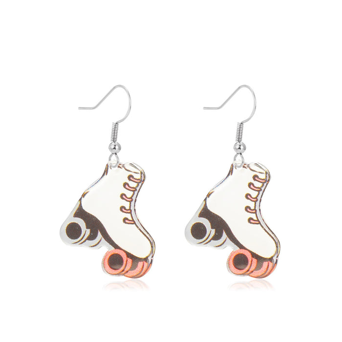 Wholesale Earrings Alloy Acrylic Simple Fun Creative JDC-ES-KAN010