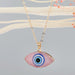 Jewelry WholesaleWholesale Demon Eye Plastic Resin Necklace MOQ≥6 JDC-NE-Juej002 Necklaces 觉际 %variant_option1% %variant_option2% %variant_option3%  Factory Price JoyasDeChina Joyas De China