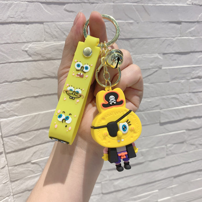 Wholesale Keychains For Backpacks cartoon doll pendant pvc soft rubber car cute pendant (M) MOQ≥2 JDC-KC-Aolong027