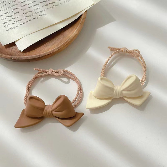 Jewelry WholesaleWholesale Bow Resin Plastic Hair Scrunchies JDC-HS-QiuC003 Hair Scrunchies 秋澈 %variant_option1% %variant_option2% %variant_option3%  Factory Price JoyasDeChina Joyas De China