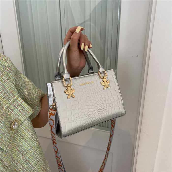 Wholesale PU Large Capacity Crocodile Pattern European Shoulder Bag (F)MOQ≥3 JDC-SD-HZD034