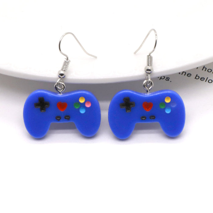 Wholesale Cute Candy Color Resin Game Console Earrings MOQ≥3 JDC-ES-Juej004