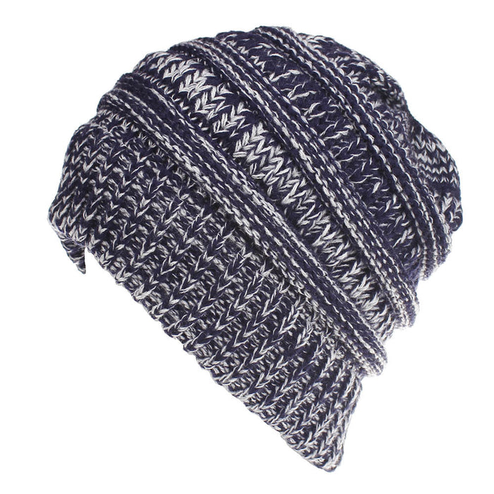 Wholesale Hat Acrylic Solid Color Wool Multifunctional Knitted Hat MOQ≥2 JDC-FH-SNan002