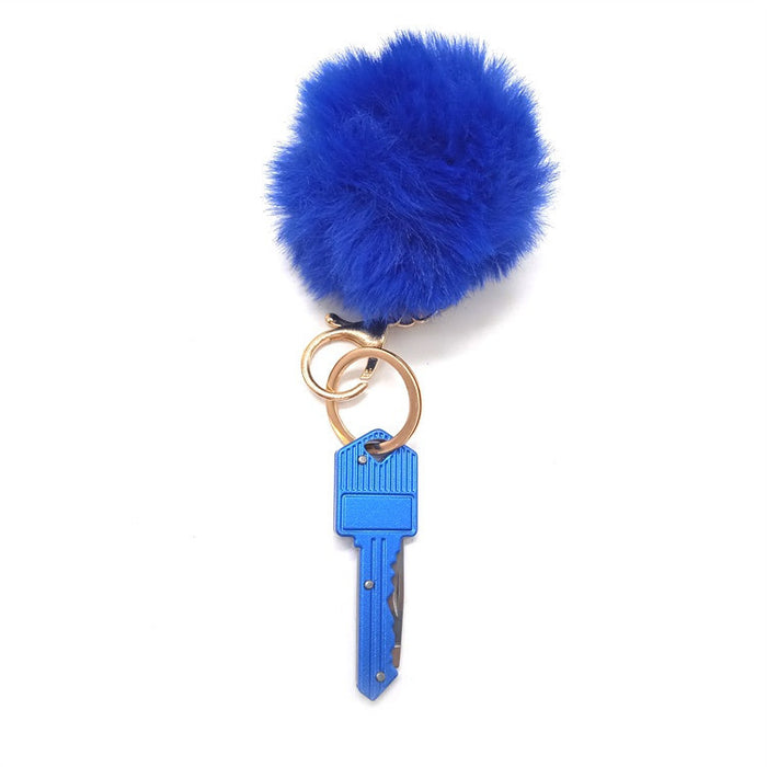 Jewelry WholesaleWholesale Metal Hair Ball Folding Mini Knife Keychain MOQ≥2 JDC-KC-XiangX007 Keychains 祥兴 %variant_option1% %variant_option2% %variant_option3%  Factory Price JoyasDeChina Joyas De China