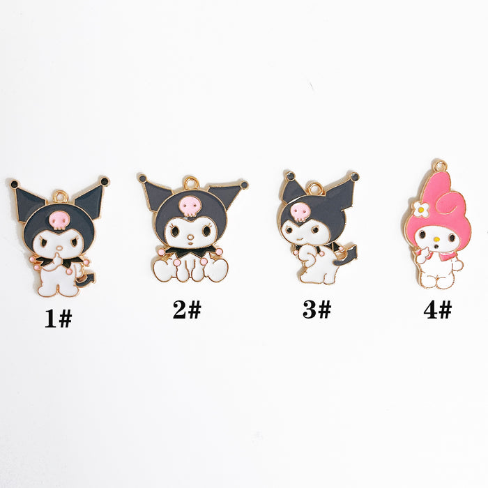 Wholesale Cartoon Enamel Alloy Bracelet Charms Accessories (M) MOQ≥10 JDC-CS-LingM001