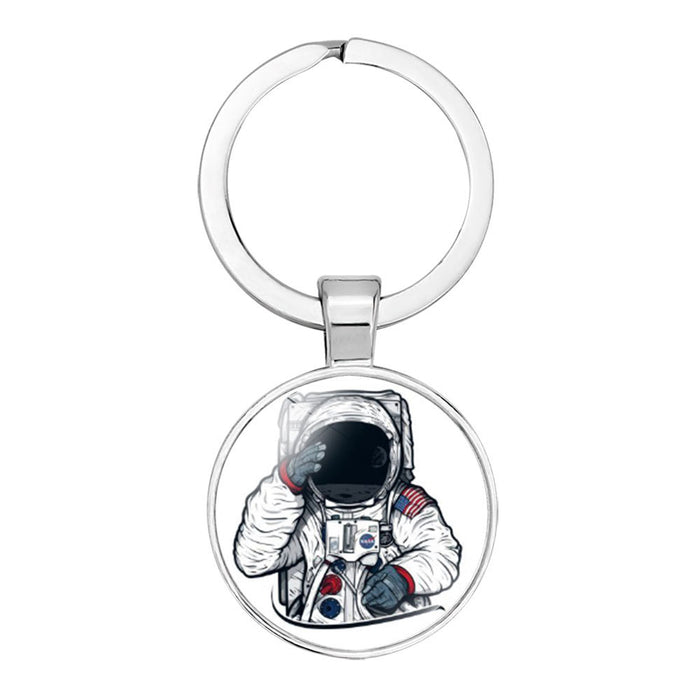 Wholesale NASA Glass Alloy Keychain JDC-KC-NH001