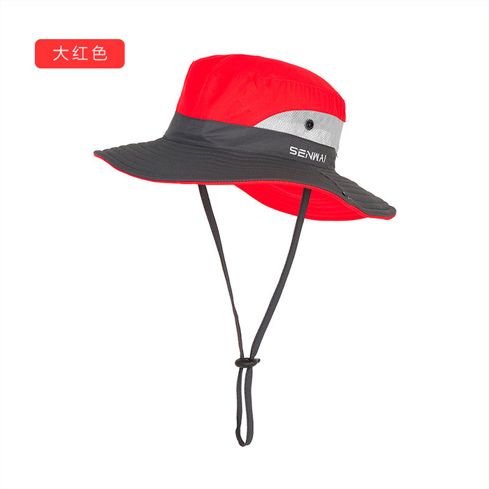 Wholesale fisherman hat spring and summer new wide brim sun hat JDC-FH-SenW003