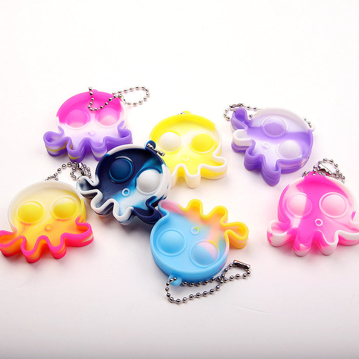 Wholesale Marine Creature Press Toy Finger Keychain Creative Toy MOQ≥2 JDC-FT-Zhid003