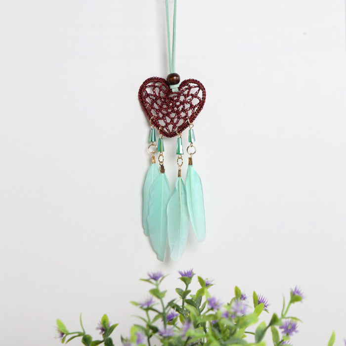 Wholesale Iron Feather Dreamcatcher Car Hanging MOQ≥2 JDC-DC-BGM003