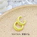 Jewelry WholesaleWholesale cream yellow S925 silver needle spray paint butterfly C circle square round earrings JDC-ES-FX010 Earrings 繁瑆 %variant_option1% %variant_option2% %variant_option3%  Factory Price JoyasDeChina Joyas De China