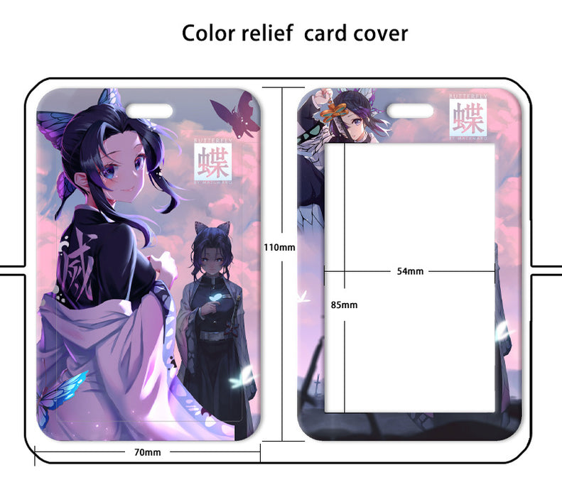 Wholesale Keychains Polyester Anime Card Case Keychain Long Lanyard Combination Detachable (M) MOQ≥8 JDC-KC-QTN012