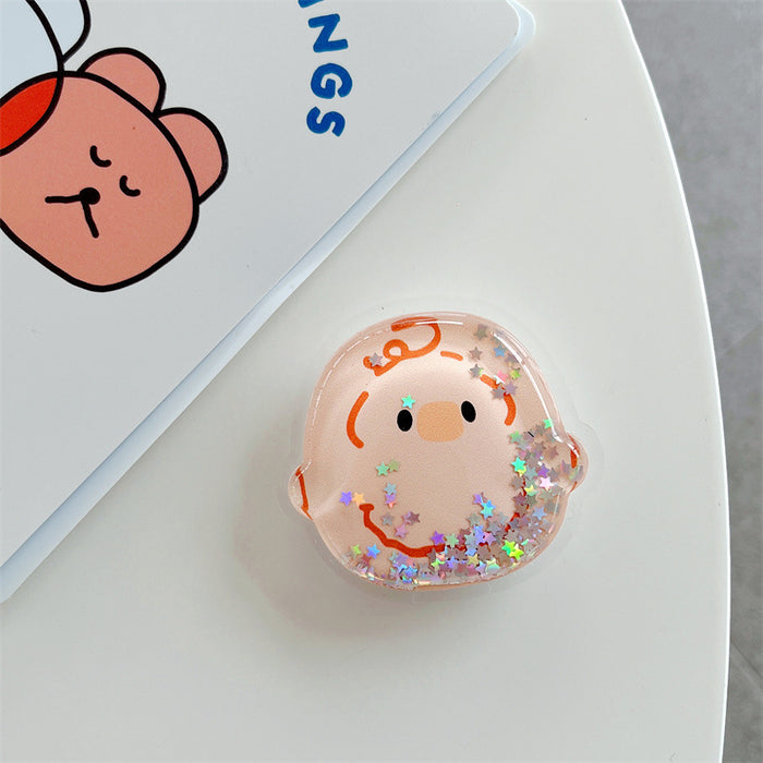 Wholesale GripsTPU Cute Cartoon Airbag Phone Holder MOQ≥2 (S) JDC-PS-Keke001