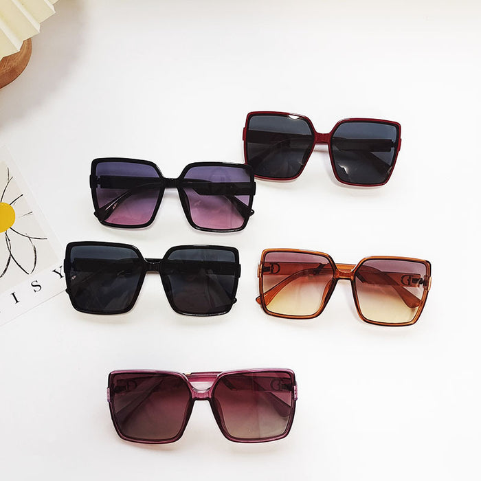 Wholesale Full Frame Square Sunglasses Women UV Protection JDC-SG-JingM011