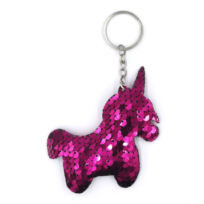 Jewelry WholesaleWholesale Colorful Sequin Pony Keychain JDC-KC-QiShi001 Keychains 奇释 %variant_option1% %variant_option2% %variant_option3%  Factory Price JoyasDeChina Joyas De China