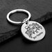 Jewelry WholesaleWholesale metal engraving Teacher's Day gift Graduation keychain MOQ≥2 JDC-KC-ShangQ006 Keychains 上泉 %variant_option1% %variant_option2% %variant_option3%  Factory Price JoyasDeChina Joyas De China