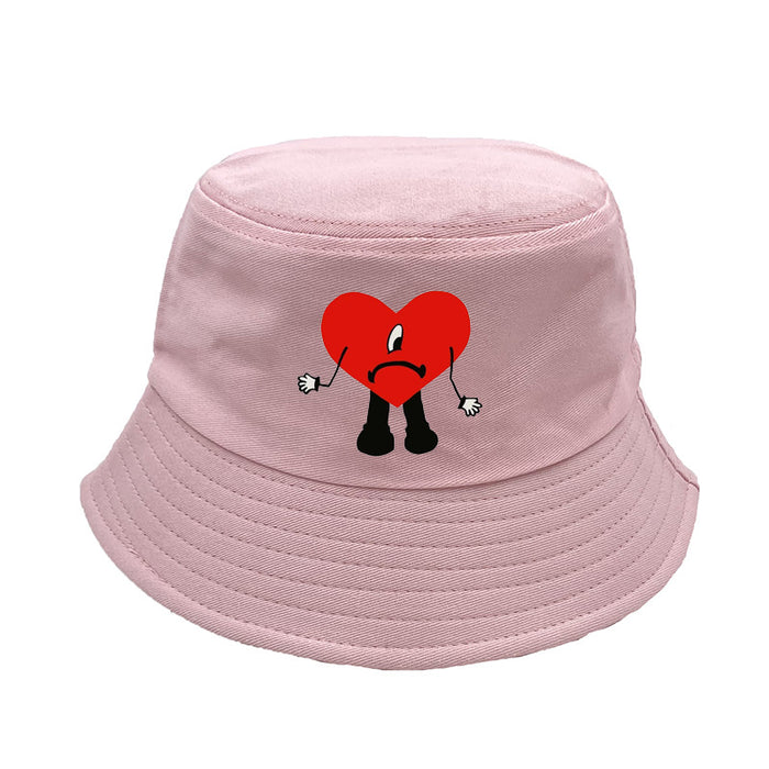 Wholesale Hat Cotton Cute Pattern Bucket Hat MOQ≥2 (F) JDC-FH-AXing007