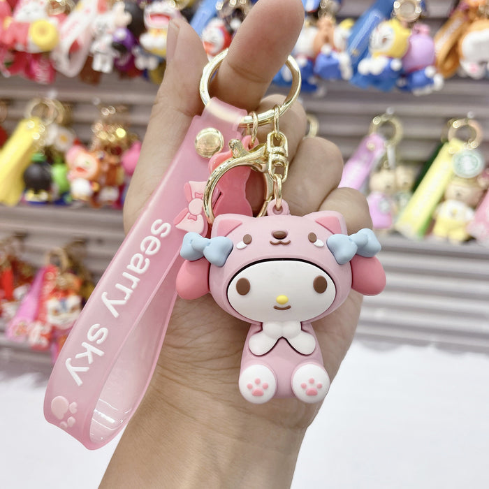 Wholesale Cartoon Soft Rubber Alloy Cute Keychain (M) MOQ≥2 JDC-KC-JuShu001