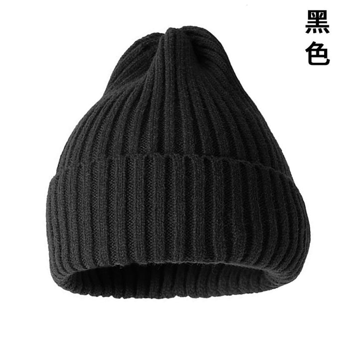 Wholesale Hat Polyester Curling Solid Color Thick Thread Knit Hat JDC-FH-YaoX002