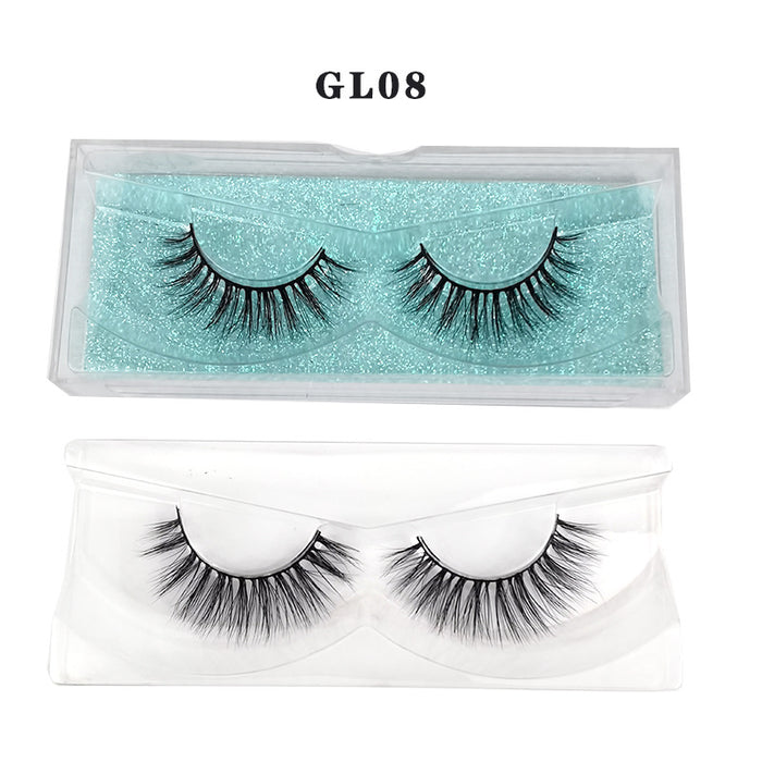 Wholesale false eyelashes 1 pair natural fresh three-dimensional multi-layer MOQ≥5 JDC-EY-XLin003