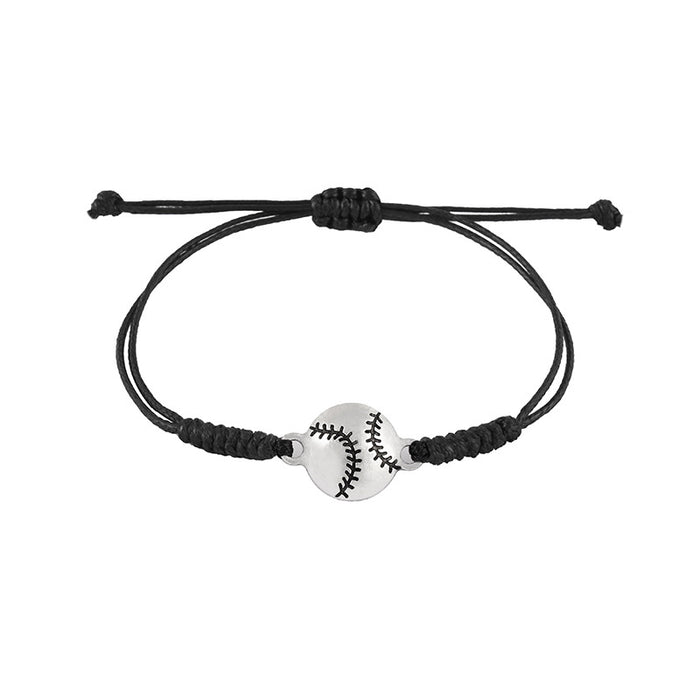 Wholesale Hand Braided Bracelet Alloy Pull Hand Cord JDC-BT-QiuX008