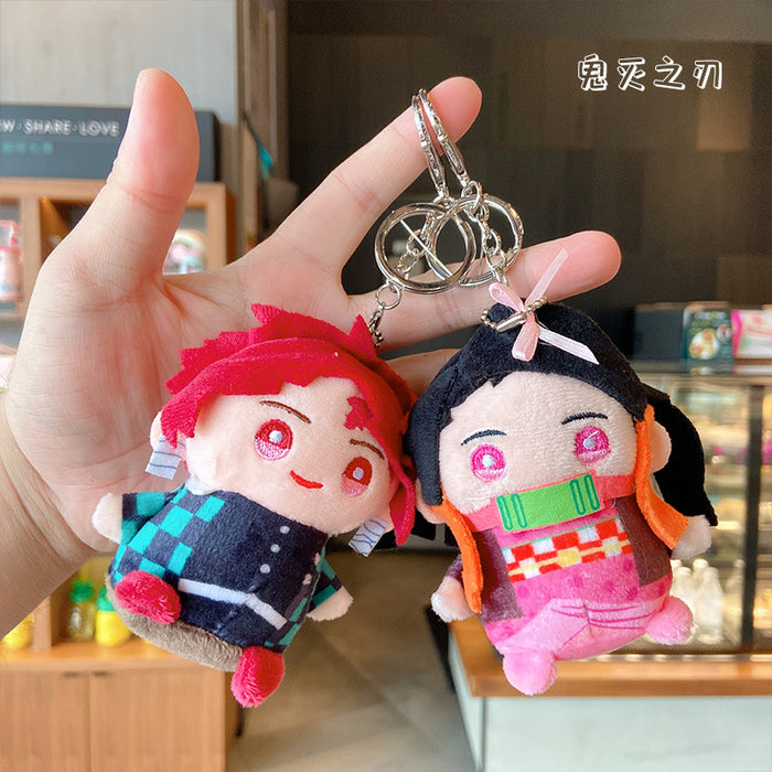 Wholesale keychain plush cute doll creative bag pendant MOQ≥2 JDC-KC-YDao031