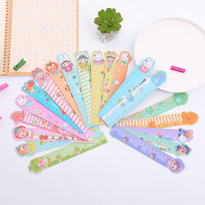 Jewelry WholesaleWholesale Plastic Cartoon Ruler 15CM JDC-RL-Liuj001 Ruler 柳锦 %variant_option1% %variant_option2% %variant_option3%  Factory Price JoyasDeChina Joyas De China