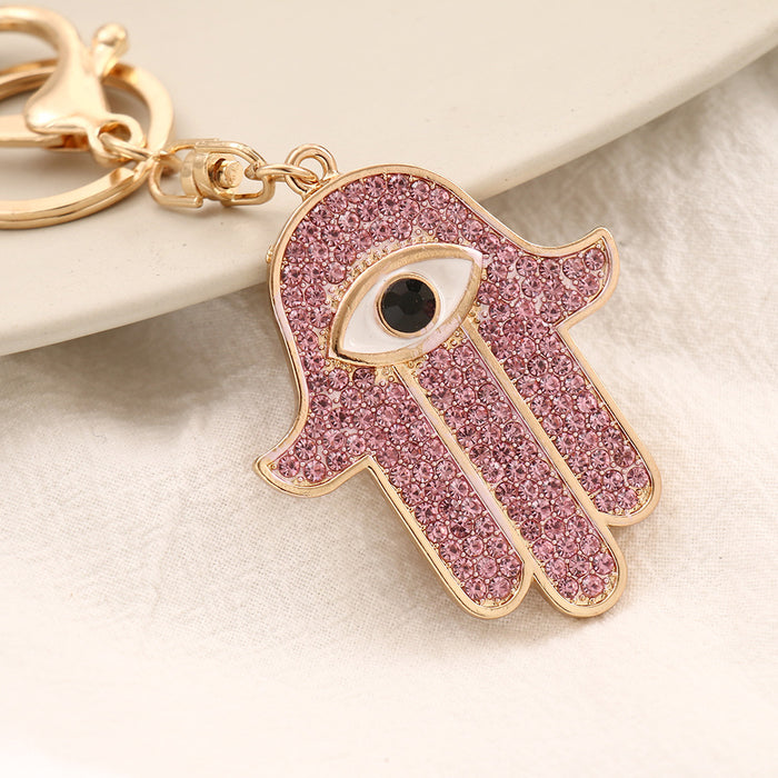 Jewelry WholesaleWholesale creative devil's eye metal keychain MOQ≥2 JDC-KC-ChaoK004 Keychains 超凯 %variant_option1% %variant_option2% %variant_option3%  Factory Price JoyasDeChina Joyas De China