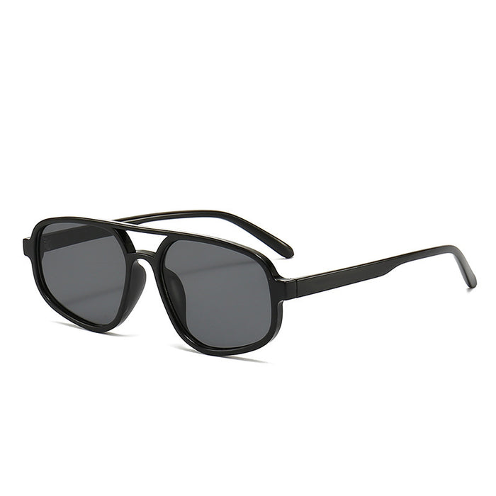 Wholesale Sunglasses PC Retro Double Beam Big Frame JDC-SG-BoY011