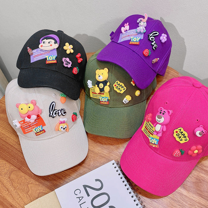 Wholesale cartoon peaked hat women's summer sun protection and sunshade JDC-FH-I003