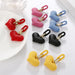 Jewelry WholesaleWholesale candy color soft gelatin love earrings JDC-ES-GSYN002 Earrings 亿鸟 %variant_option1% %variant_option2% %variant_option3%  Factory Price JoyasDeChina Joyas De China