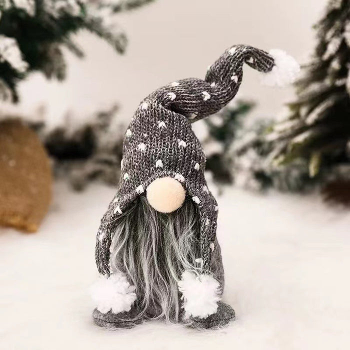 Wholesale Ornament Cloth Christmas White Beard Faceless Doll MOQ≥2 JDC-OS-MinG001