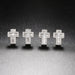 Jewelry WholesaleWholesale Full Diamond Hip Hop Men's Zircon Micro Set Cross Stud Earrings JDC-ES-ZY002 Piercing 佐伊凯丽 %variant_option1% %variant_option2% %variant_option3%  Factory Price JoyasDeChina Joyas De China