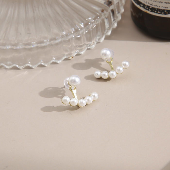 Jewelry WholesaleWholesale new pearl earrings women JDC-ES-F011 Earrings 韩之尚 %variant_option1% %variant_option2% %variant_option3%  Factory Price JoyasDeChina Joyas De China