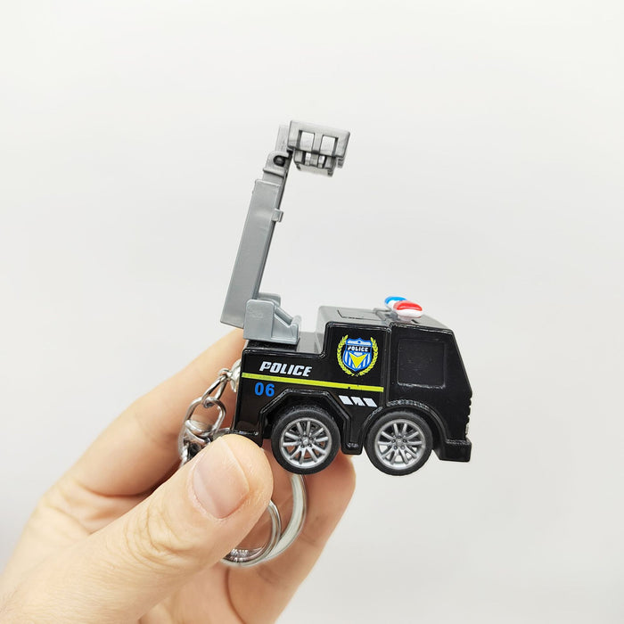 Jewelry WholesaleWholesale creative new explosive alloy cartoon car rescue keychain JDC-KC-PinL003 Keychains 品洛 %variant_option1% %variant_option2% %variant_option3%  Factory Price JoyasDeChina Joyas De China