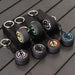 Jewelry WholesaleWholesale soft rubber small tire keychain with hub double-sided LOGO JDC-KC-Chongr005 Keychains 充睿 %variant_option1% %variant_option2% %variant_option3%  Factory Price JoyasDeChina Joyas De China