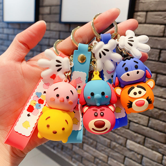 Wholesale Keychains For Backpacks Cartoon PVC Cute Keychain (M) JDC-KC-OShi020