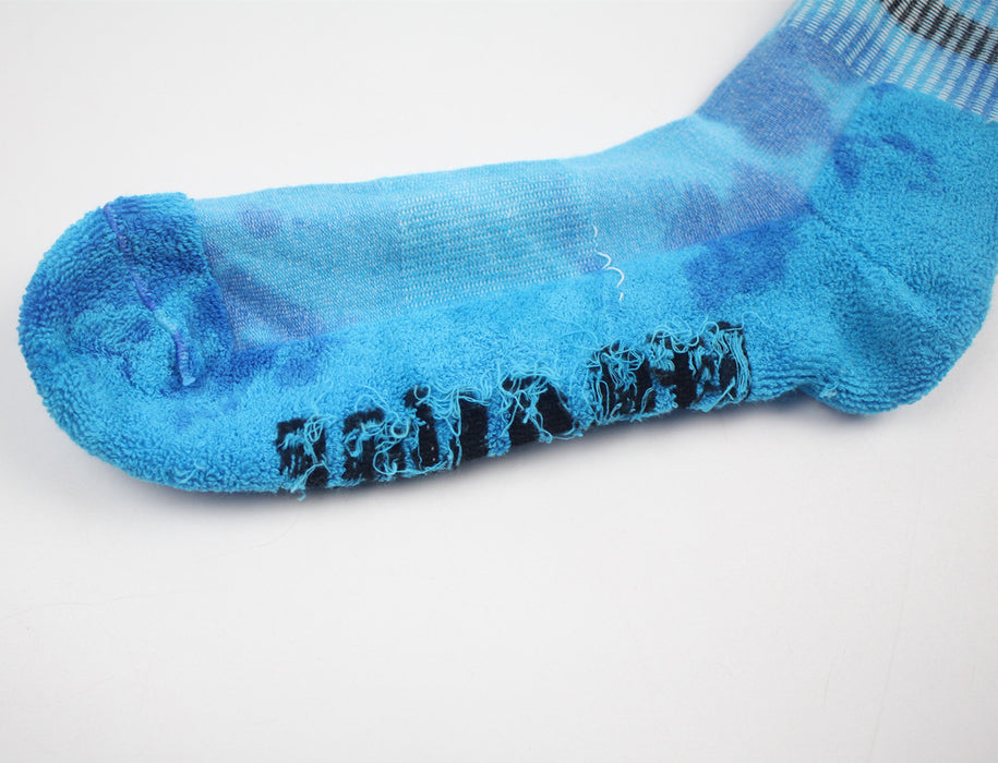 Wholesale Sock Cotton Alien Avatar Blue Tie Dye MOQ≥2 JDC-SK-MuQing002