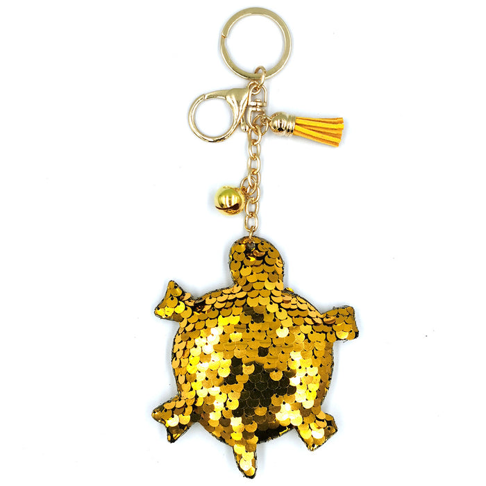 Jewelry WholesaleWholesale Metal Sequin Turtle Keychain MOQ≥2 JDC-KC-QiShi033 Keychains 奇释 %variant_option1% %variant_option2% %variant_option3%  Factory Price JoyasDeChina Joyas De China